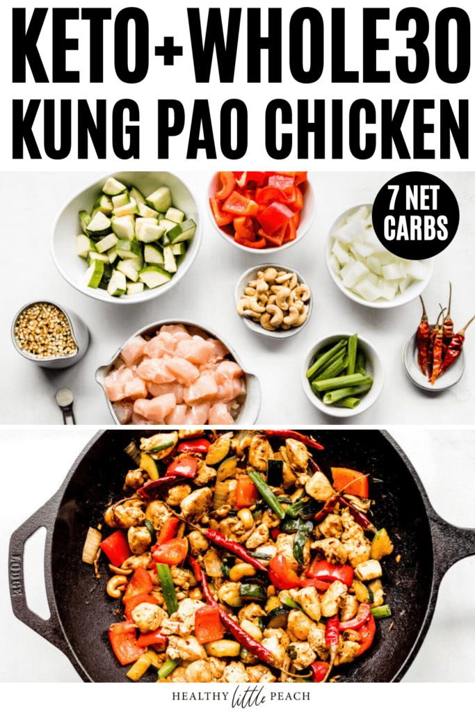 Whole30 Kung Pao Chicken (Keto + Paleo) Pin