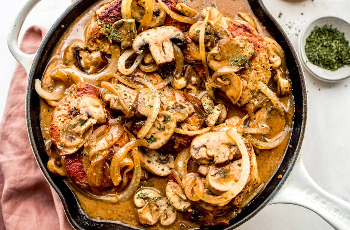 Smothered Pork Chops & Gravy (Keto + Whole30) Healthy Little Peach
