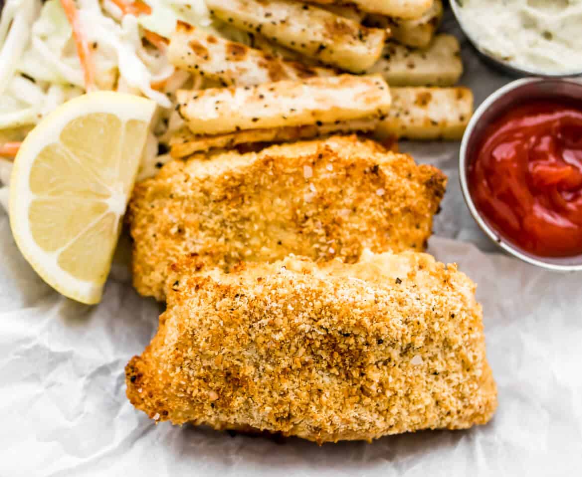 Keto Fish and Chips (Whole30) Healthy Little Peach