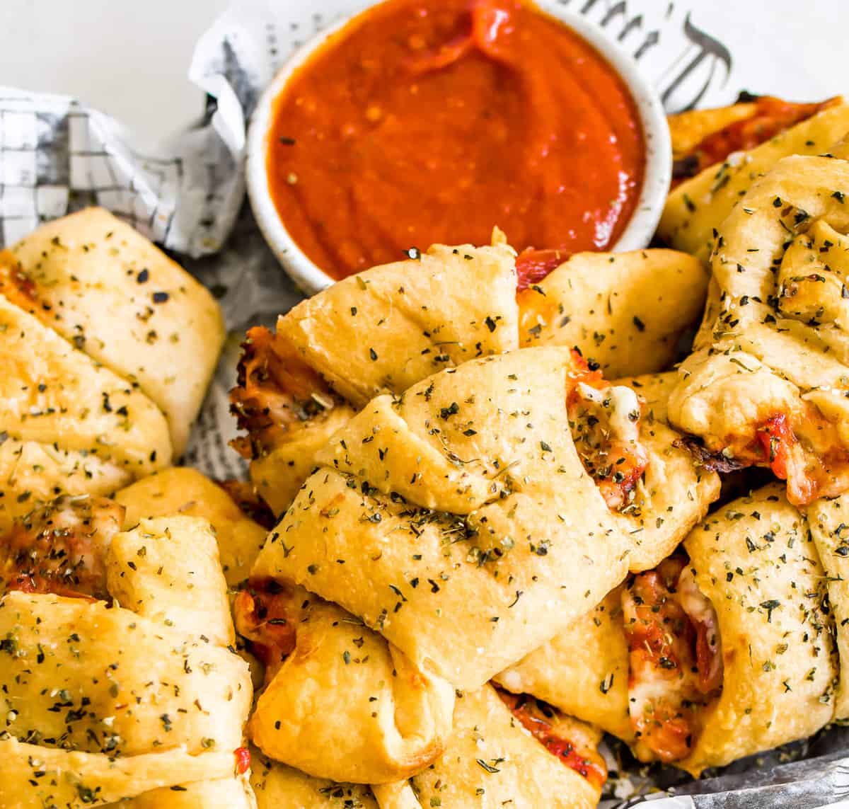 Pizza Stuffed Crescent Rolls