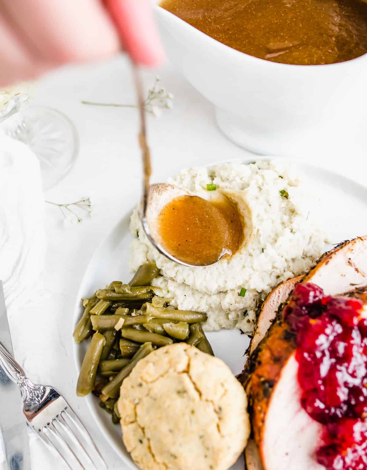 The Best Keto Brown Gravy (Whole30 +GF) Healthy Little Peach