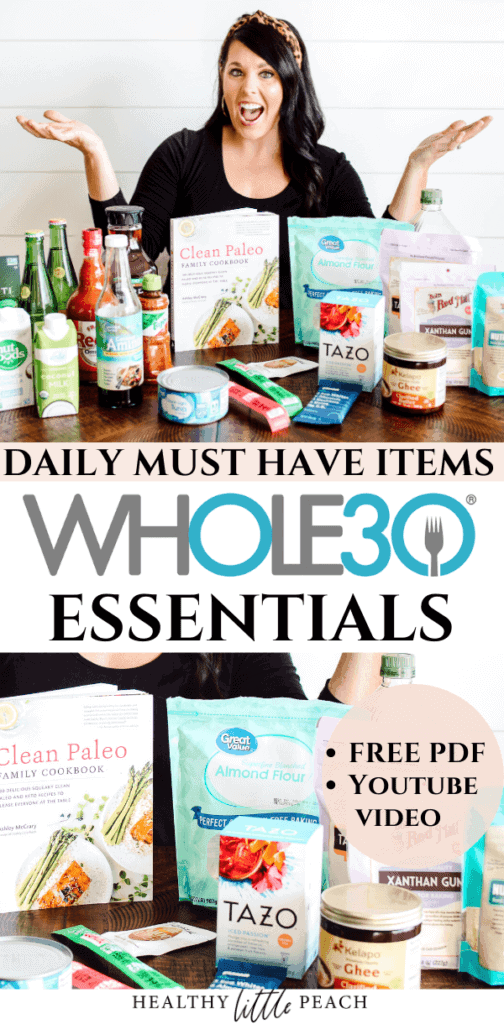 Top Whole30 Essentials List Pinterest Pin