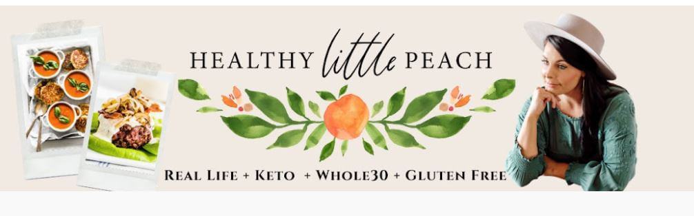 healthy little peach banner