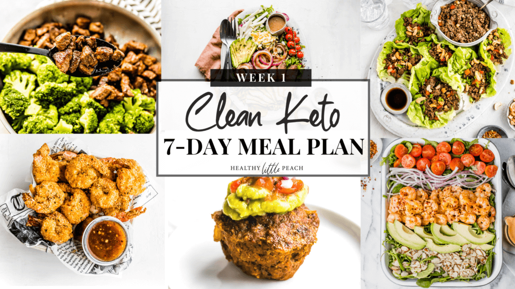 7 day keto meal plan with clean keto recipes