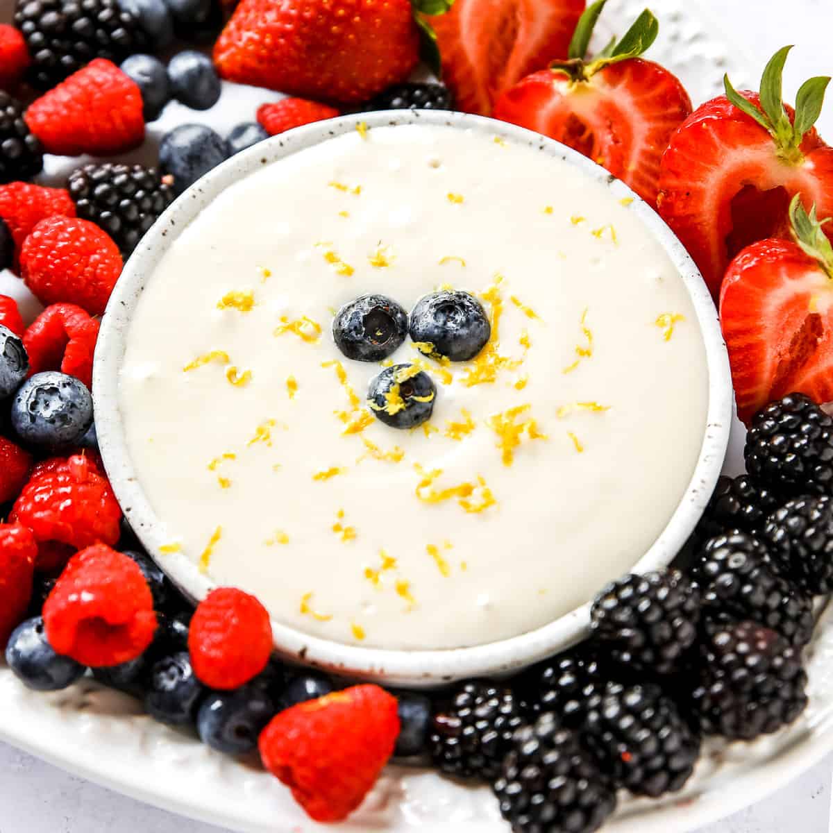 Easy DairyFree Fruit Dip (Keto + Paleo) Healthy Little Peach