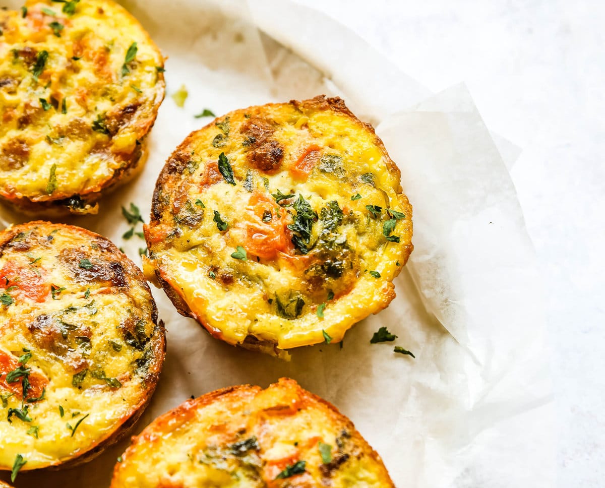 Keto Egg and Sausage Muffins without Dairy! Healthy Little Peach