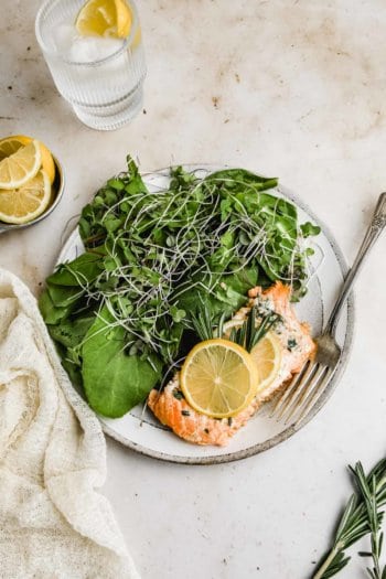 Lemon Herb Baked Salmon | 30 Minute Meal | Healthy Little Peach