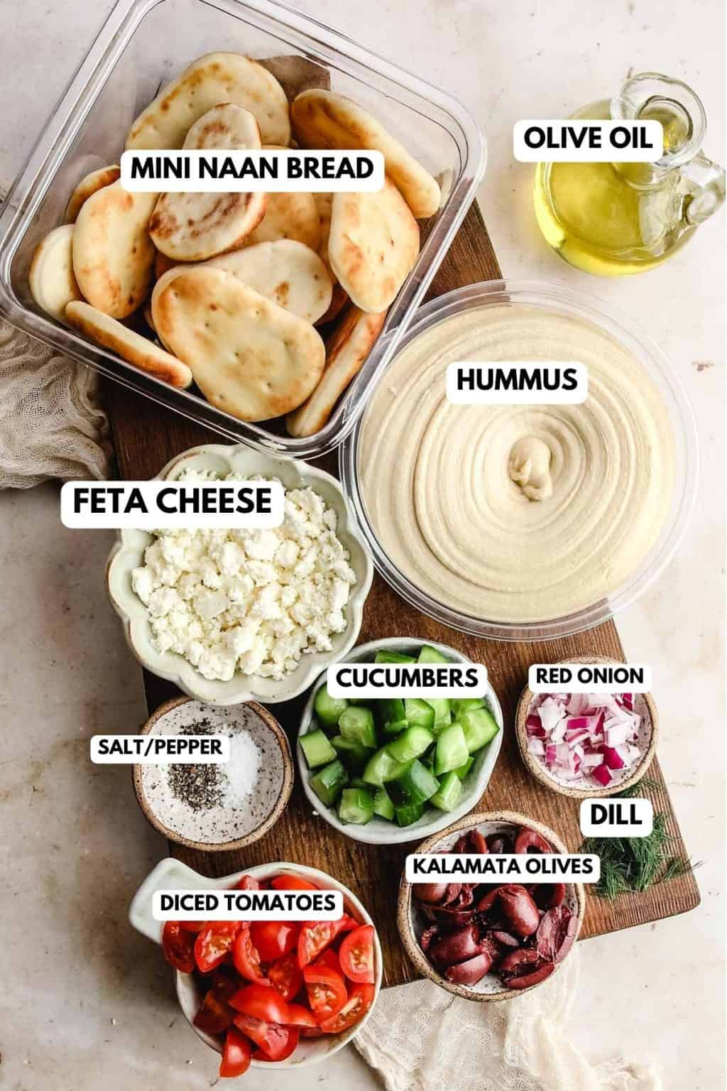 Pita and Hummus "Butter Board" Recipe Tik Tok