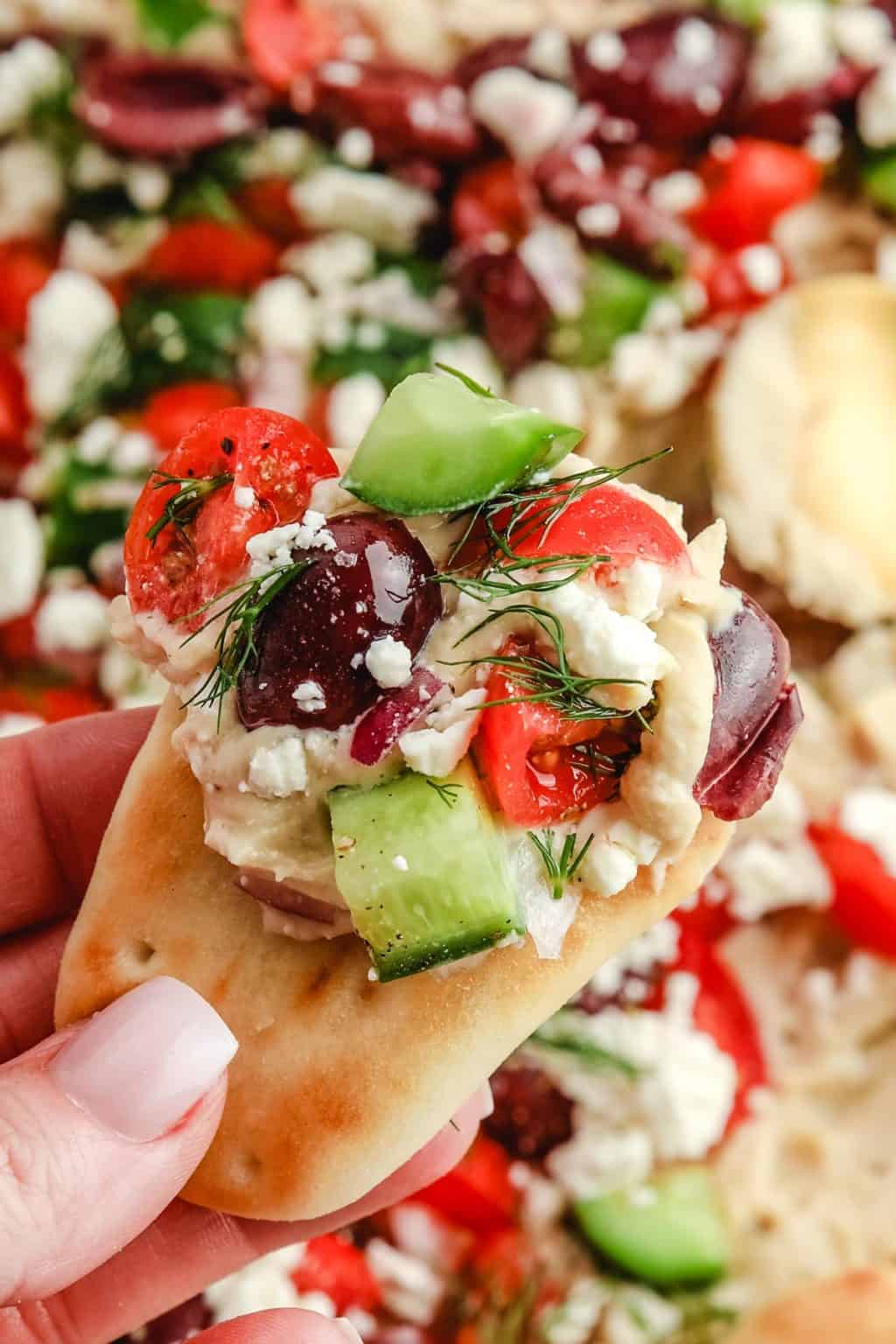 Pita and Hummus "Butter Board" Recipe Tik Tok