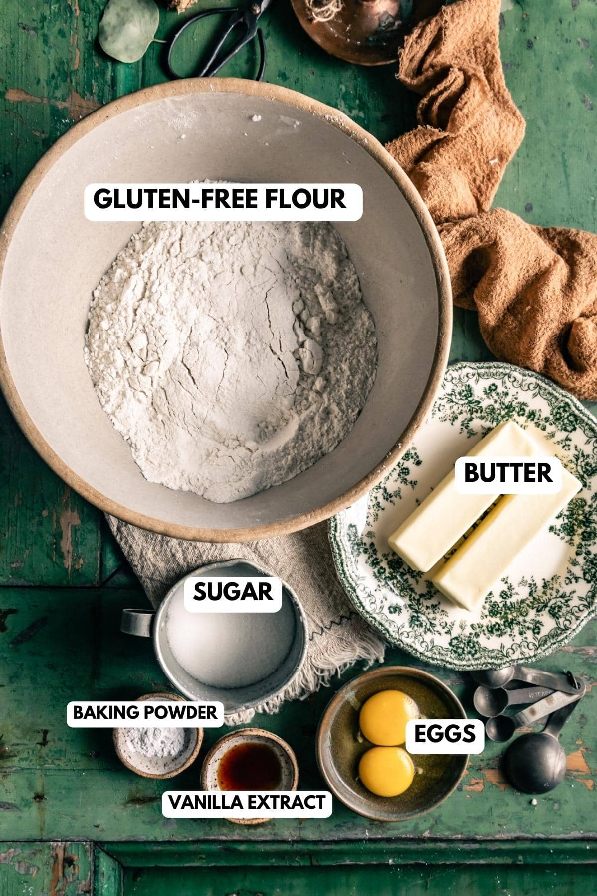 Gluten-Free Sugar Cookie Ingredients
