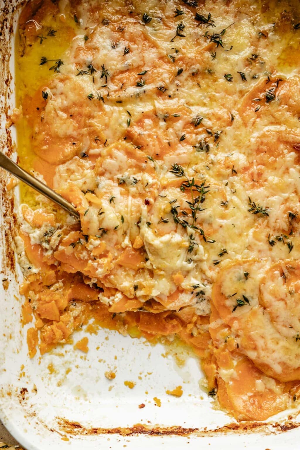 Creamy, Cheesy, Sweet Potato Au Gratin Recipe Healthy Little Peach