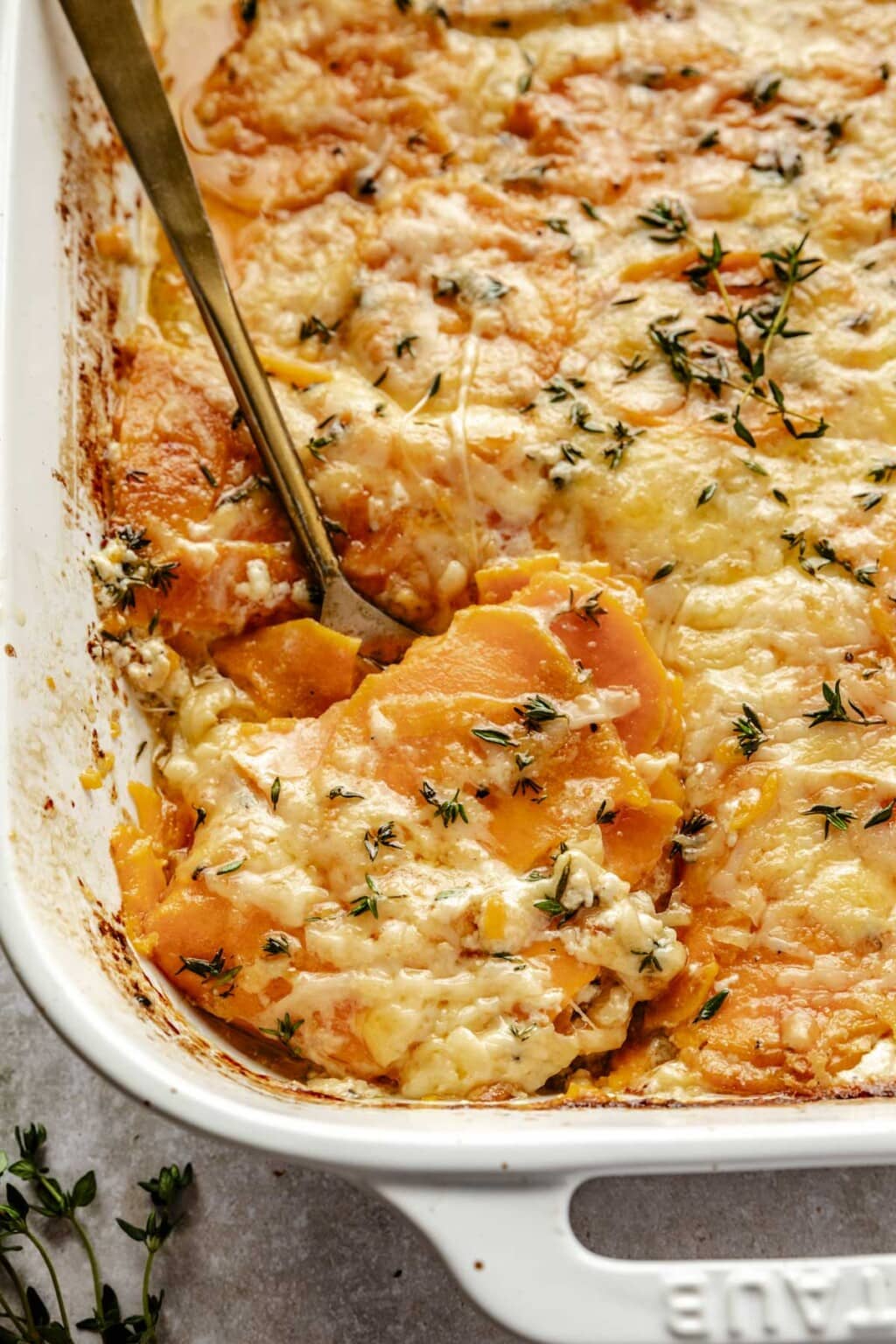 Creamy, Cheesy, Sweet Potato Au Gratin Recipe Healthy Little Peach