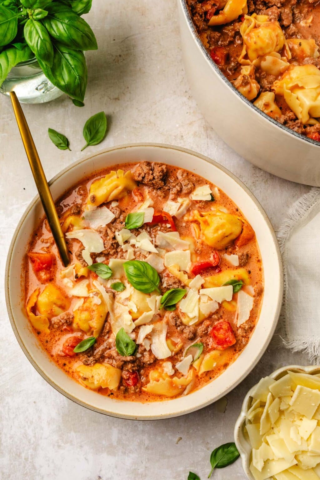 Beef Tortellini Soup Healthy Little Peach