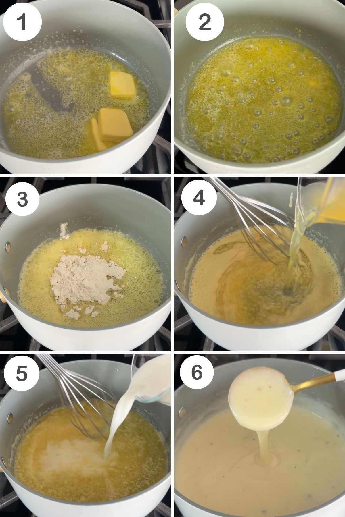 numbered step by step photos showing how to make this recipe