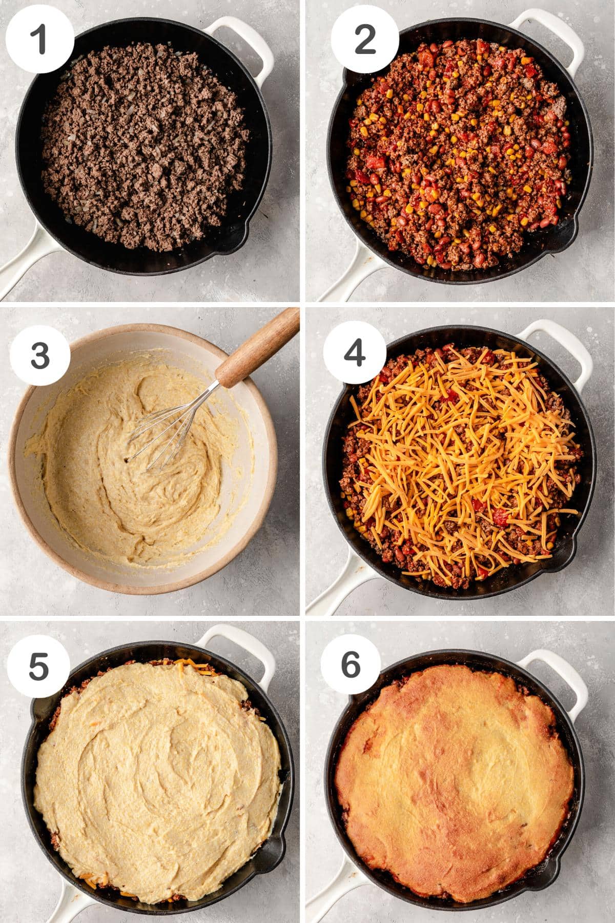 step by step photos showing how to make this recipe