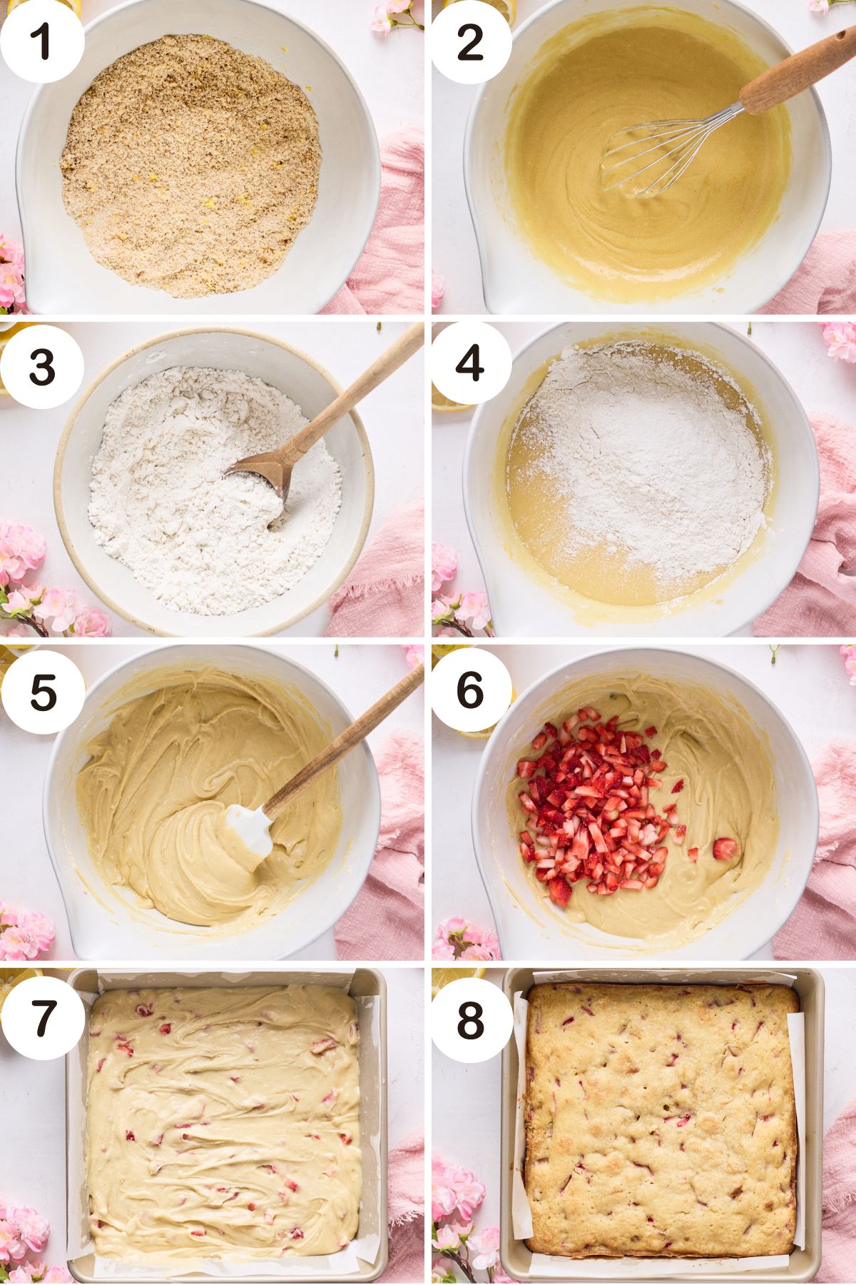 numbered step by step photos showing how to make this recipe 