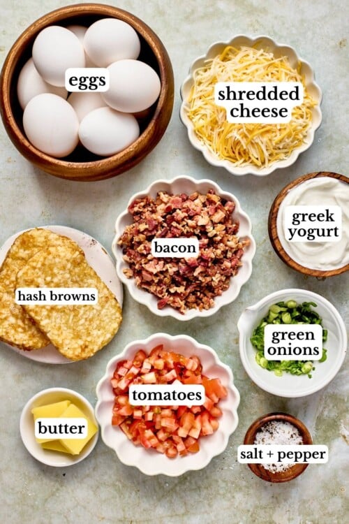 Easy High Protein Breakfast Bowls (Meal Prep Option!) | Healthy Little