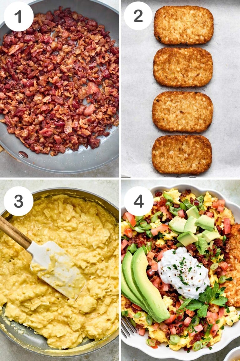 Easy High Protein Breakfast Bowls (Meal Prep Option!) | Healthy Little