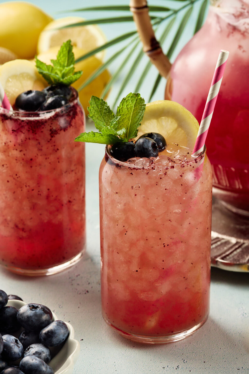Homemade Blueberry Lemonade Recipe (with Low Sugar Option)