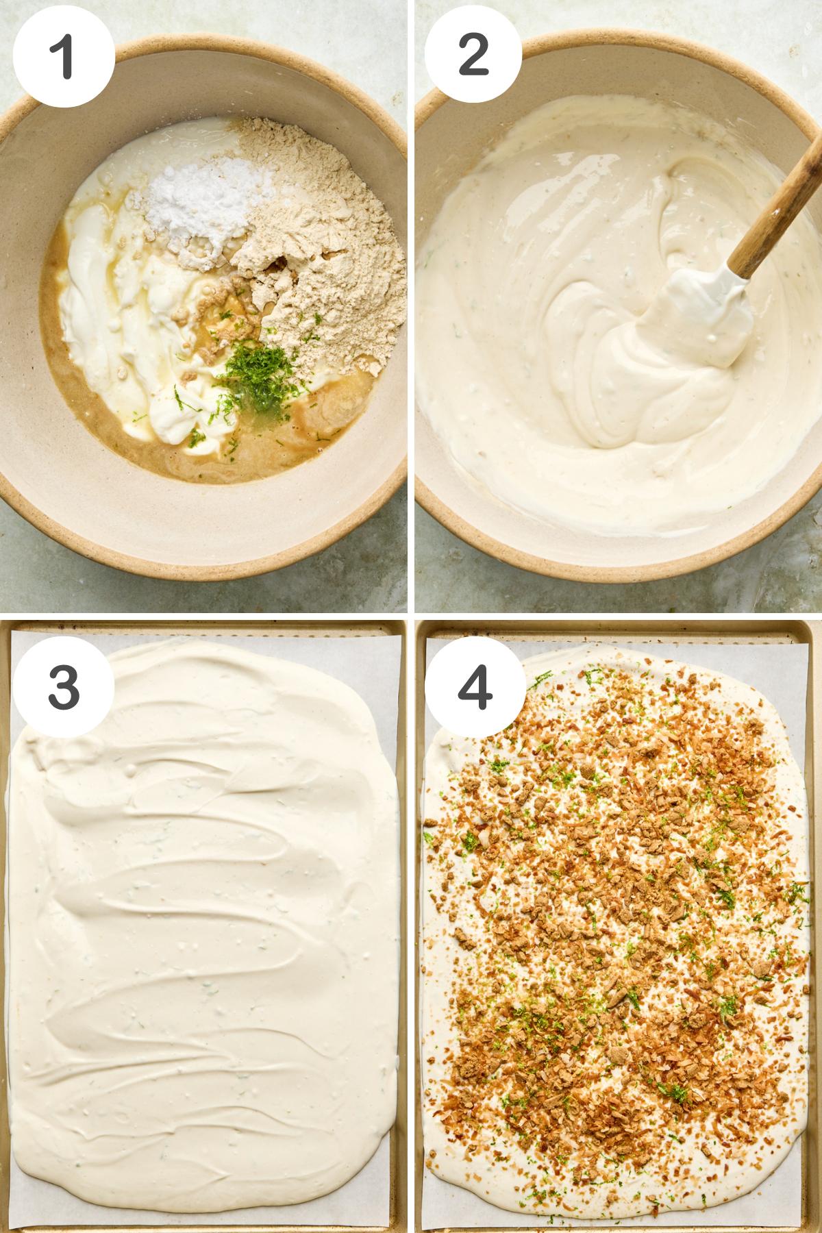 numbered step by step photos showing how to make this recipe