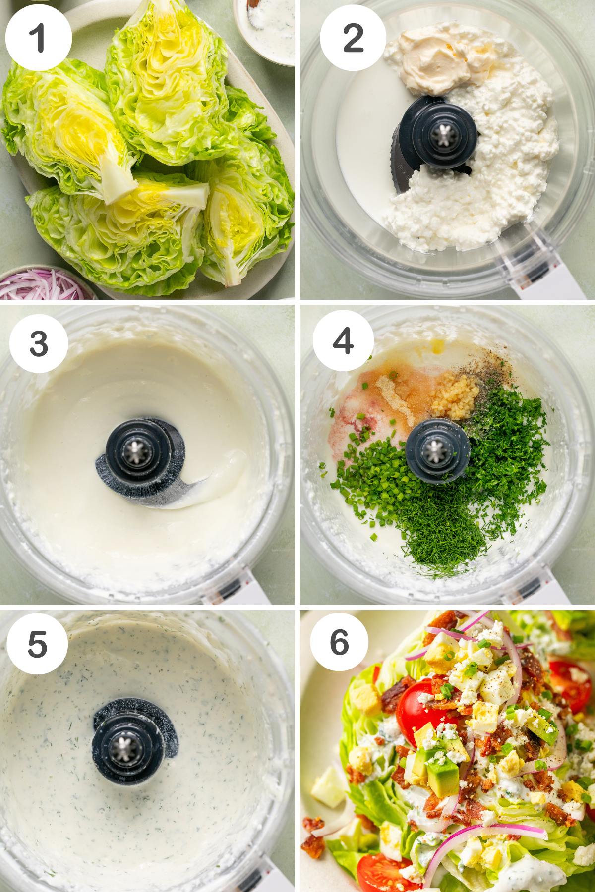 numbered step by step photos showing how to make this recipe