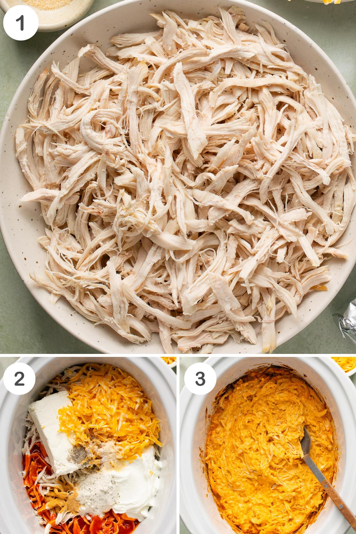 numbered step by step photos showing how to make this recipe