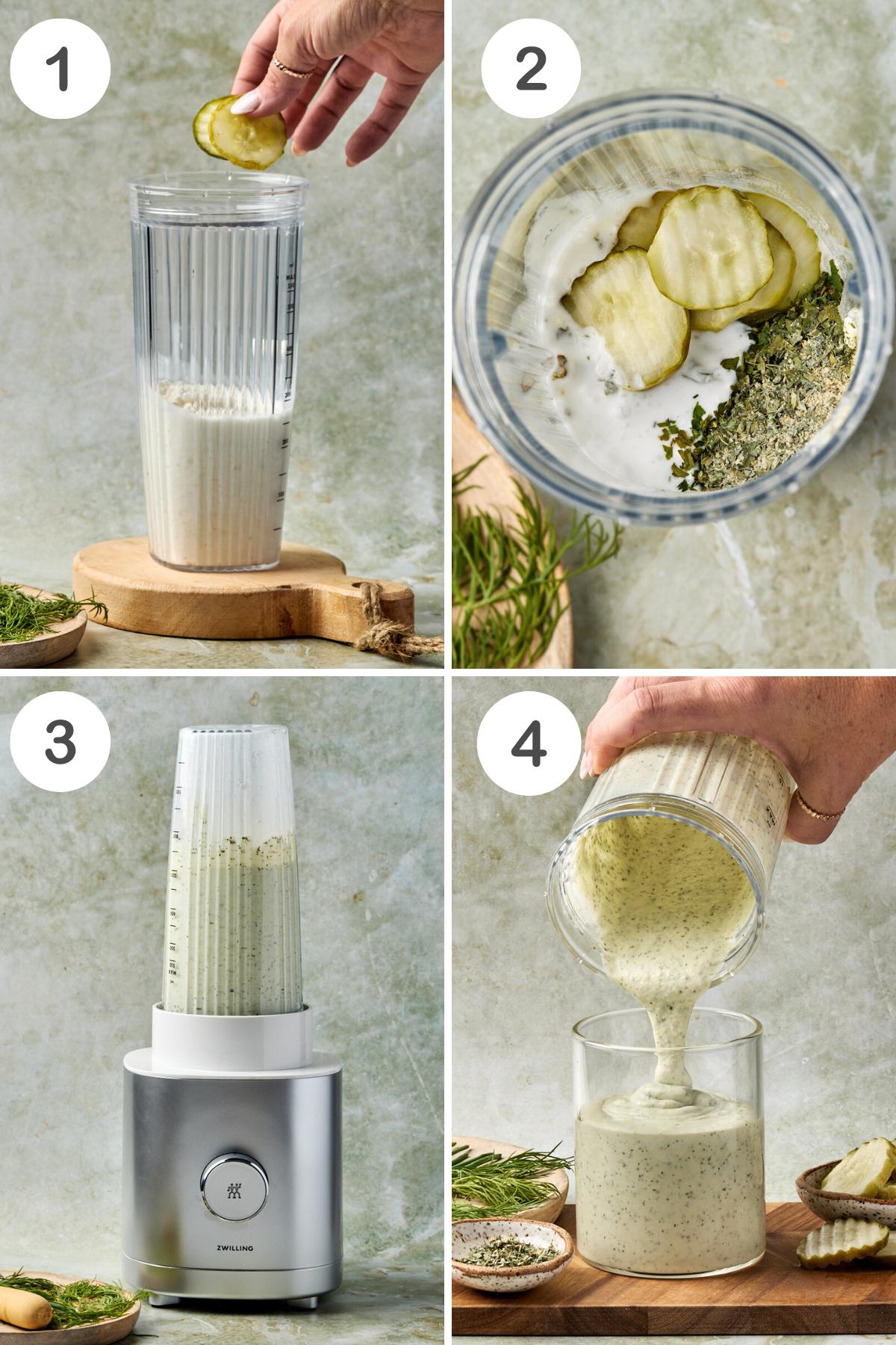 numbered step by step photos showing how to make this recipe