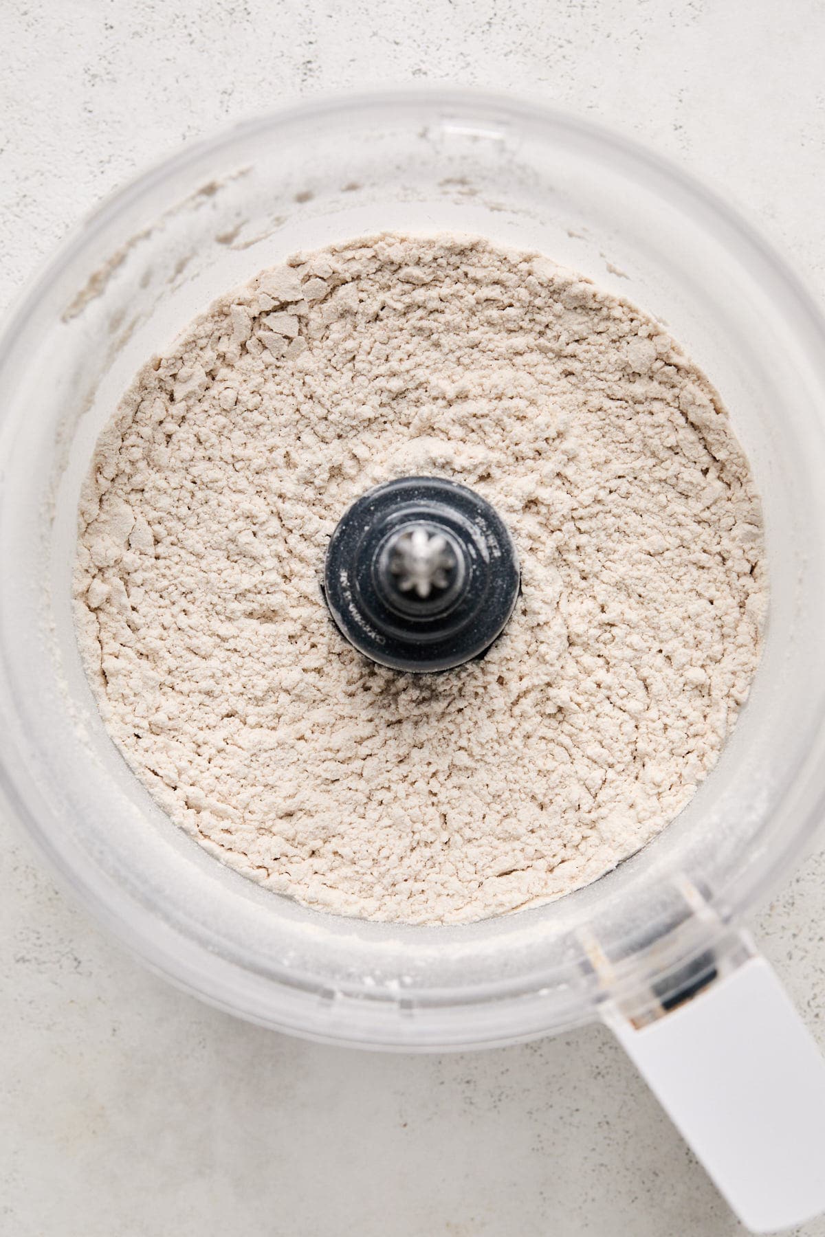 flour in a food processor