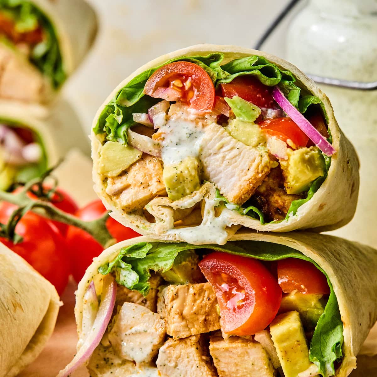 Easy Grilled Chicken Wraps | Healthy Little Peach