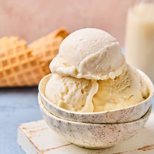 Ninja Creami Vanilla Ice Cream Recipe | Healthy Little Peach